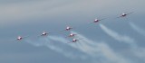 Sept Snowbirds en formation