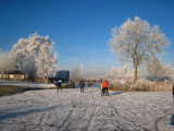 Schaatsen, Molenpolder, Maarsseveen, 22 december 2007