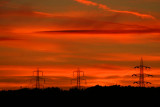 Industrial Sunset over Cleckheaton