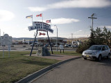 At the start of the Alaska Highway in Dawson Creek, B.C.