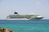 NCL Norwegian Sky by great Stirrup Cay, Bahamas