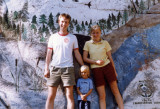 Karen in Baxter State Park, Maine, in 1989