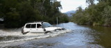 Parso fording Murray River at Tom Groggin