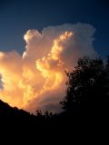 Dawn thunderhead on the Lycian Way, Turkey