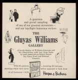 Advertisement for 'The Gluyas Williams Gallery'
