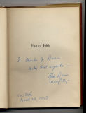 East of Fifth (1948) (A novel by Alan Dunn, signed by him and by Petty)