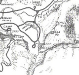 Clip from 1937 Yosemite Valley map