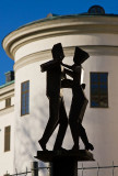 Dancing couple at Landstingshuset
