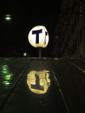 The sign of the underground