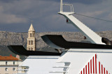 Split - Cathedral tower from the port