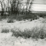 Kansas landscape with snow