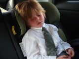 The Duke (aka Lucas ... age 5) after a hard day at the office