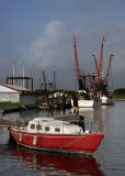 Conn Brown Harbor:  Red Boat