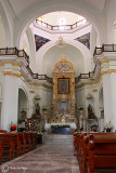 Inside Our Lady of Guadalupe church