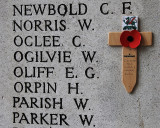 A personal remembrace found at the Menin Gate
