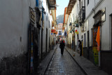 A narrow alley in Cuscos old town