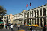 Southern arcade of the Plaza de Armas, Arequipa