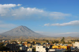 View of the El Misti Volcano from the Mirador at Yanahuara