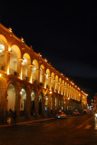 Plaza de Armas, Arequipa, at night