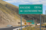 Still 138km to go to Ayacucho