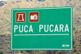 Puca Pucara, an Inca sight not far from Cusco on the road to Pisaq