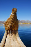 Prow of a reed boat