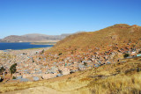 Driving up to Cerros Asogini, a high viewpoint above Puno