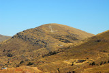 Anchor on a mountain with a cross on the far side of Puno, surely another good viewpoint