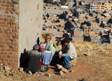 Locals having a picnic on Cerro Asogini