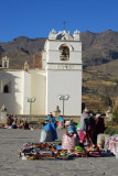 Plaza and church of Yanque