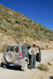 Marcos and the dusty Suzuki