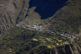 Tapay and the village on the north rim, accessible by trekking only