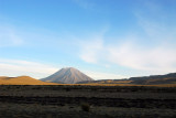 Circling around Volcan Misti on the way to Arequipa