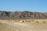 Christian cemetary on the road to Chauchilla