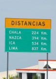 224km to the hotel...still 837 km to Lima