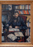 Portrait of Gusteave Geffroy (1855-1926)  by Paul Czanne, 1895-96