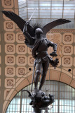 Saint Michel terrassant le dragon by Emmanuel Fremiet, 1896