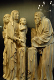 Presentation in the Temple, 14th C. Burgundy marble