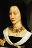 Maria Portinari portrait by Hans Memling, ca 1470