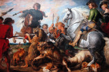 Wolf and Fox Hunt by Peter Paul Rubens, ca 1620