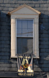 Go Army Beat Navy banner overlooking the Naval Academy