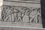 Relief on the San Jacinto Monument - Coming of the Pioneers