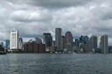Skyline of downtown Boston from the water
