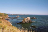 View south from Yaquina Head Lighthouse, Newport, Oregon