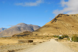 The Everest Base Camp road passing through the Dzaka Valley
