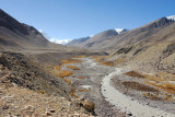 The valley leading to Rongphu and Everest Base Camp