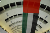 Giant UAE flag, Dubai Mall