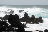 Lava rocks and heavy surf, Keanae Peninsula, Maui