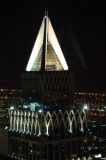 Top of UP Tower at night