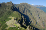 Machu Picchu from the terraces of Wayna Picchu